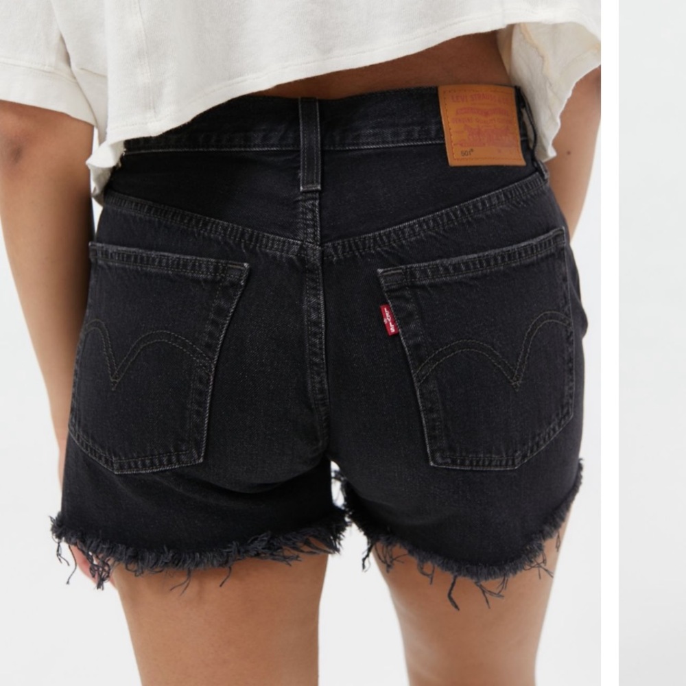 Levi's® 501 Original Cutoff Denim Short Black